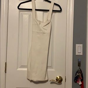 lulus white criss cross back dress